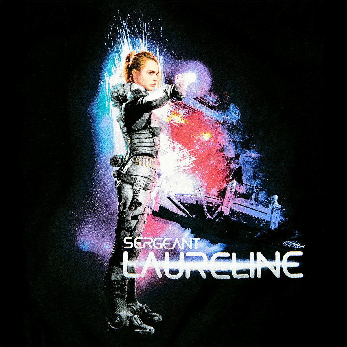 Image produit Valerian - T-Shirt noir du sergent Laureline
