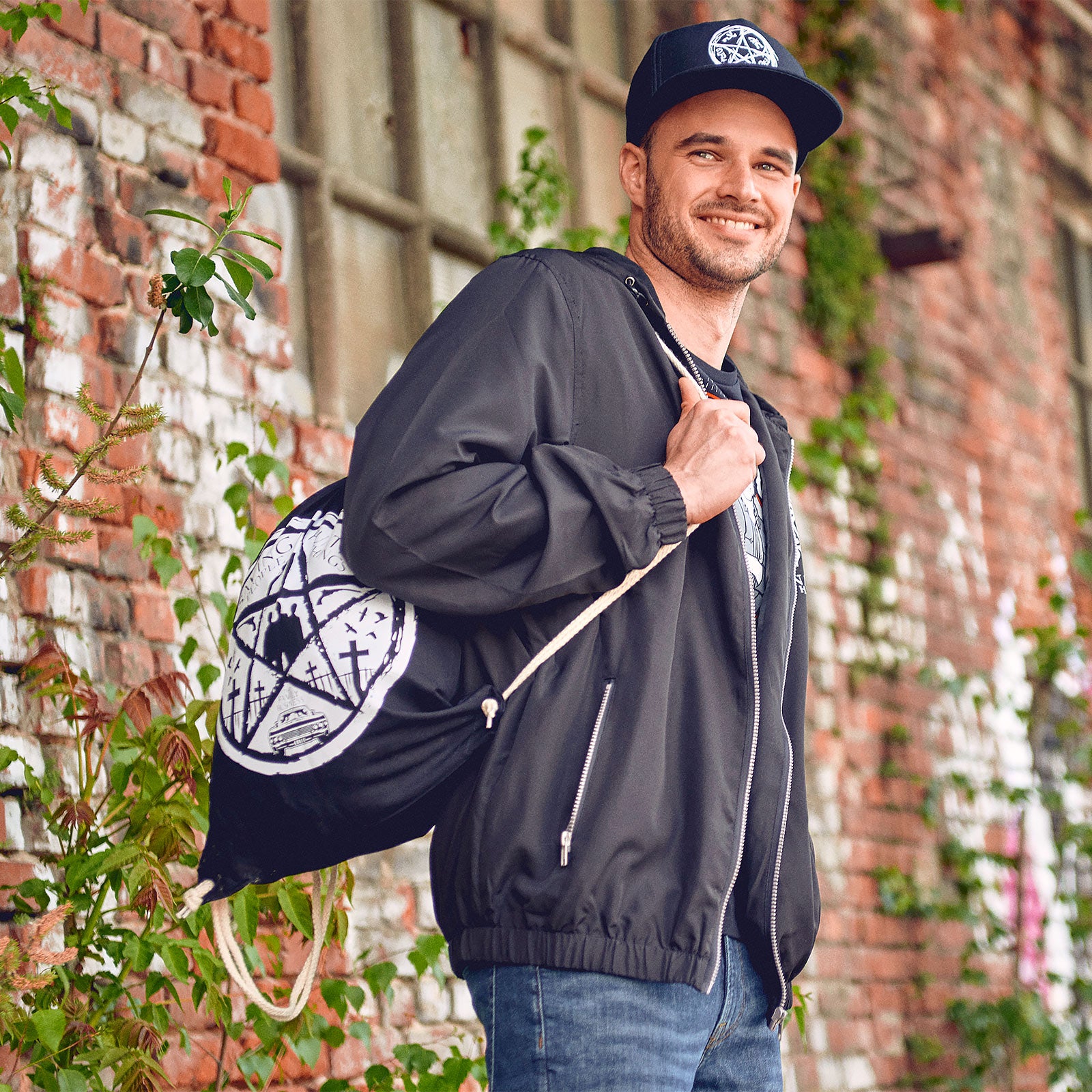 Produktbild Supernatural - Pentagramm Sportbag schwarz