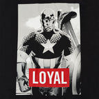 Immagine del prodotto Avengers - T-shirt nera leale di Capitan America
