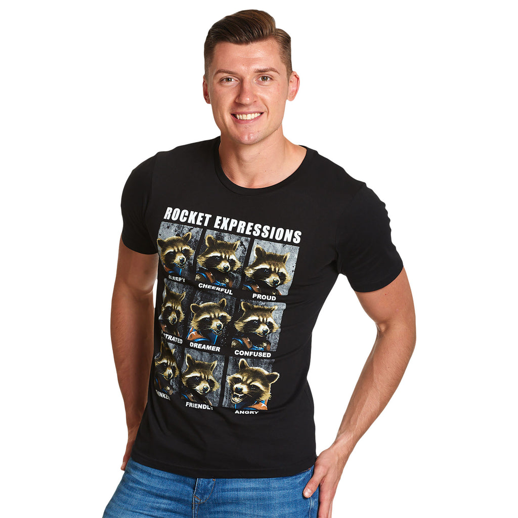 Produktbild Guardians of the Galaxy - Rocket Expressions T-Shirt schwarz