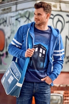 Produktbild Doctor Who - Tardis Space T-Shirt blau