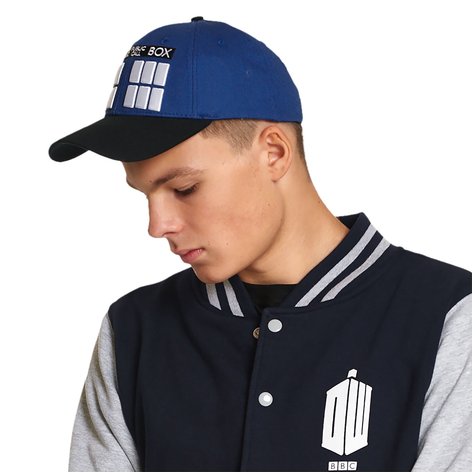 Image produit Doctor Who - Casquette de baseball Tardis bleue