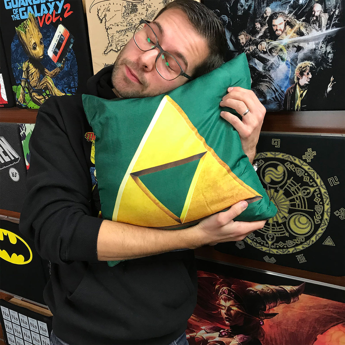 Immagine del prodotto Zelda - Cuscino con logo Hyrule Triforce