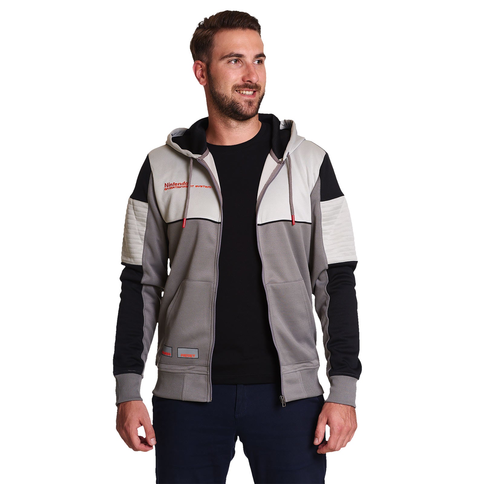 Image produit Nintendo - Sweat à capuche NES gris