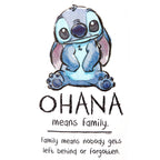 Produktbild Lilo & Stitch - Ohana Means Family T-Shirt Damen weiß