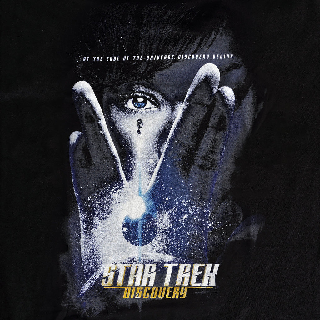 Immagine del prodotto Star Trek - T-shirt nera con poster di Discovery