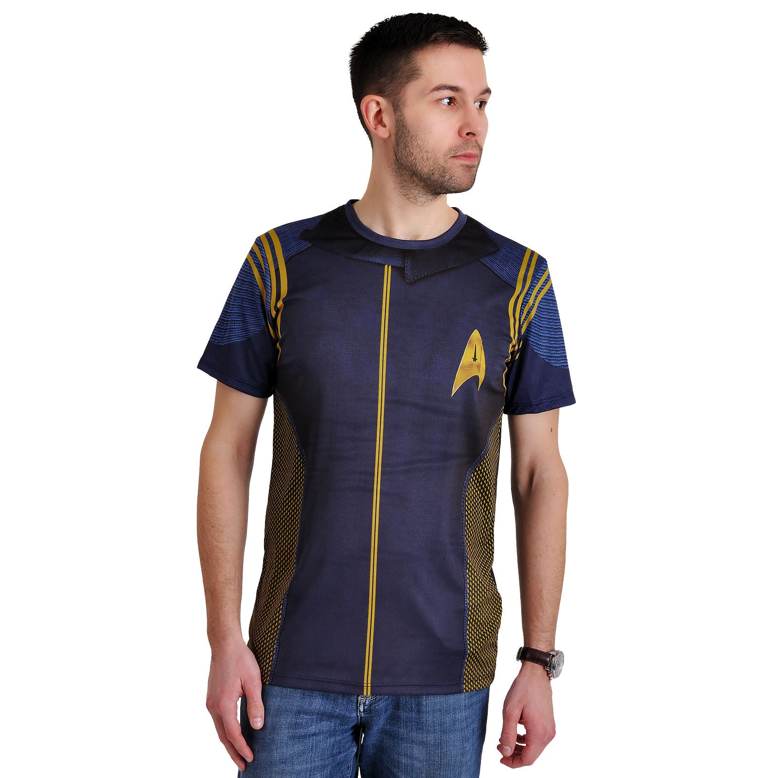Image produit Star Trek - T-shirt bleu uniforme de commandant Discovery