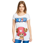 Immagine del prodotto One Piece - T-shirt Chopper per donna Loose Fit bianca