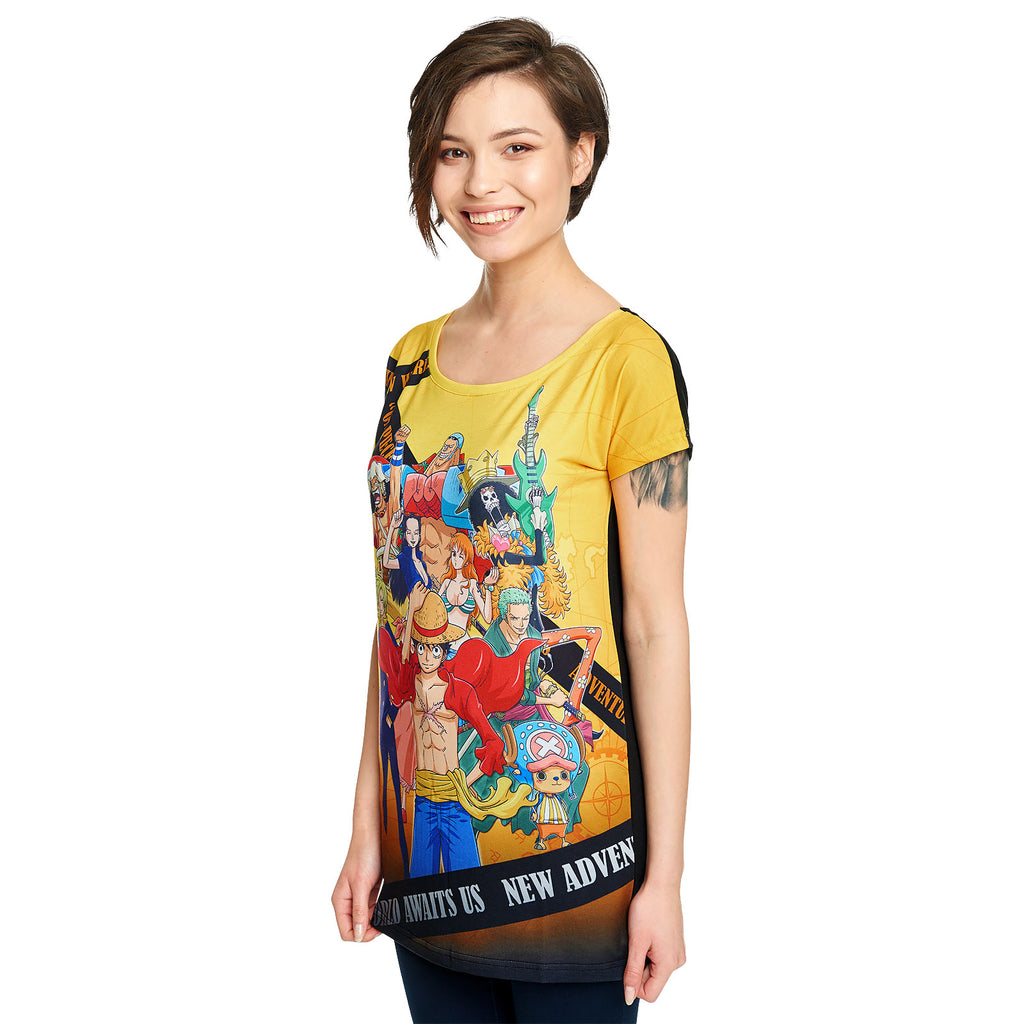 Immagine del prodotto One Piece - T-shirt donna larga Crew New World