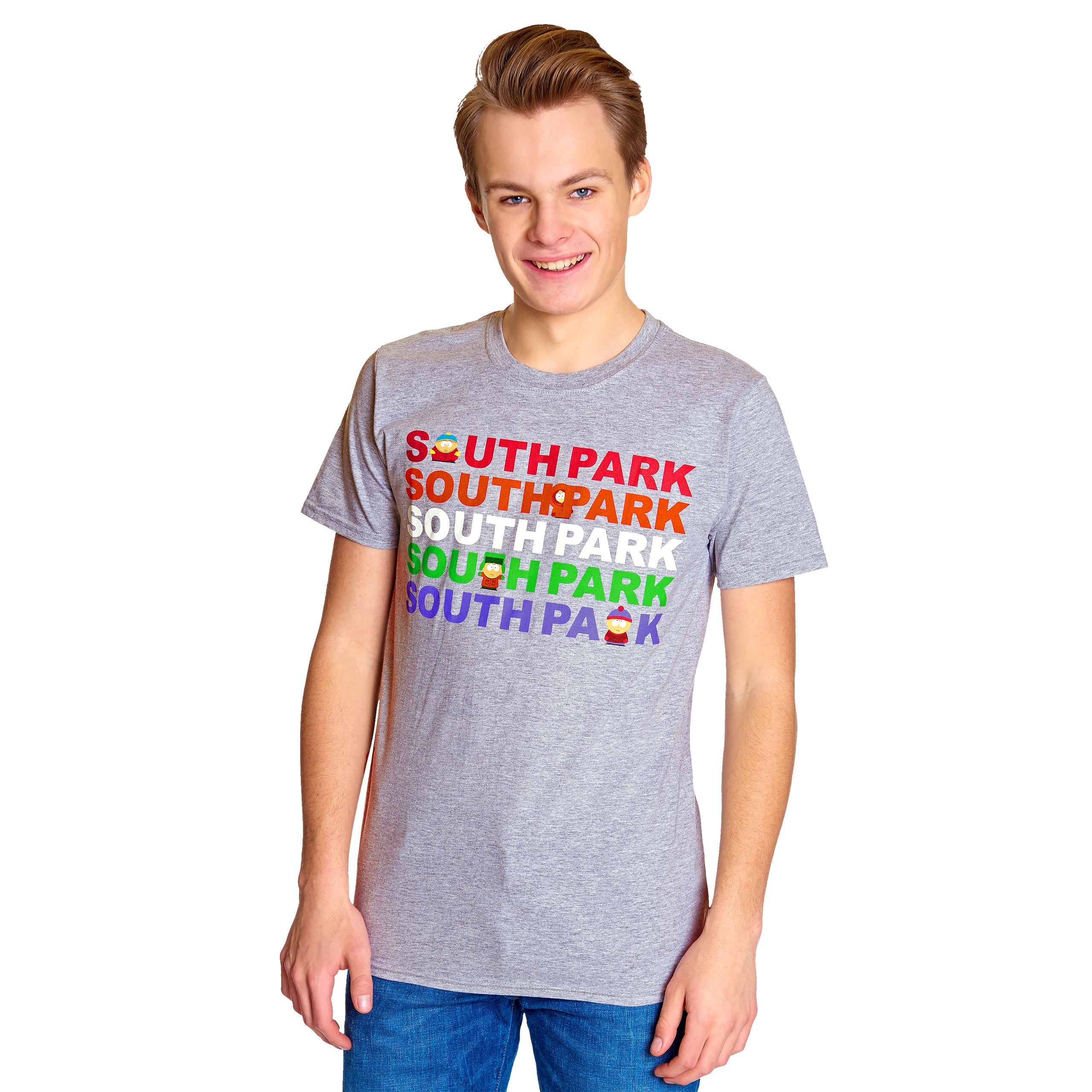 Produktbild South Park - Group Logo T-Shirt grau