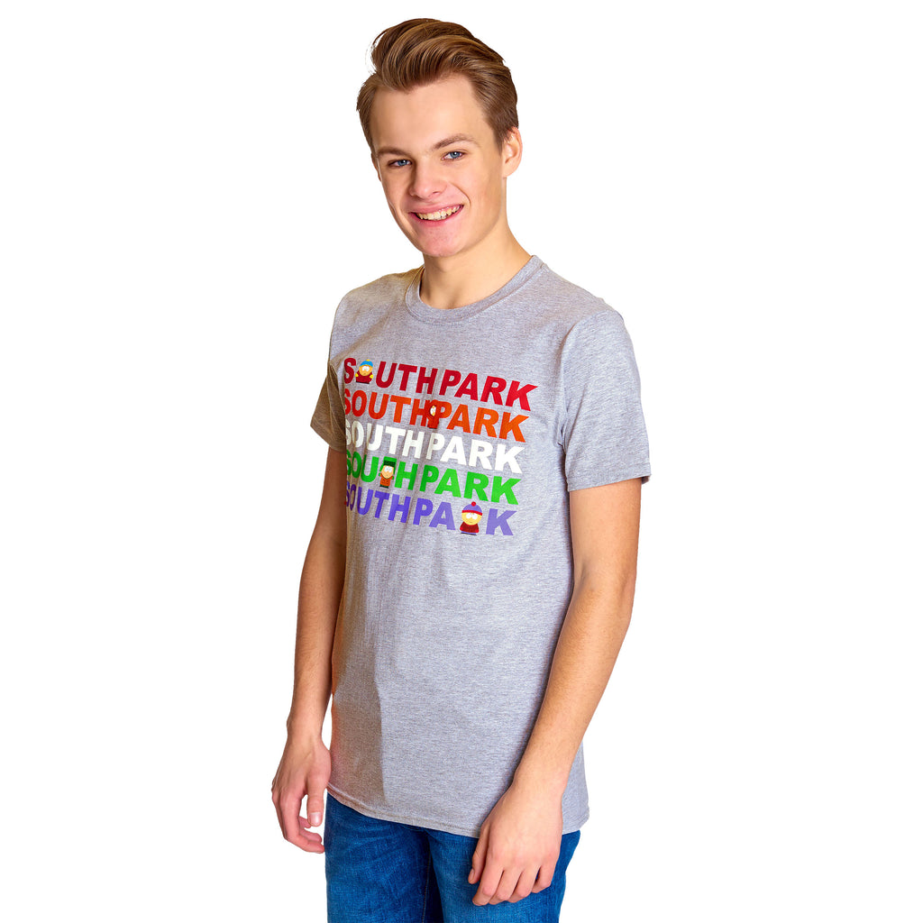 Produktbild South Park - Group Logo T-Shirt grau