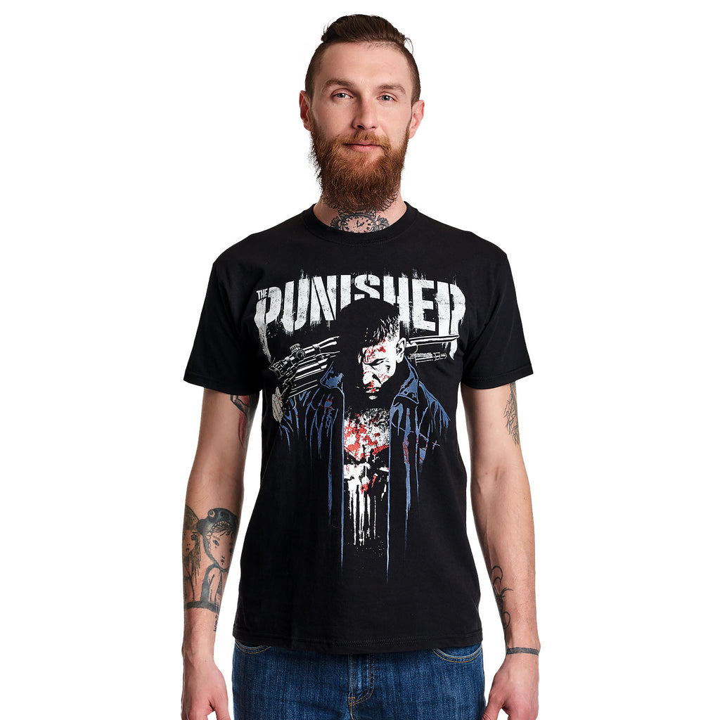 Image produit Punisher - T-Shirt noir Dressed in Blood