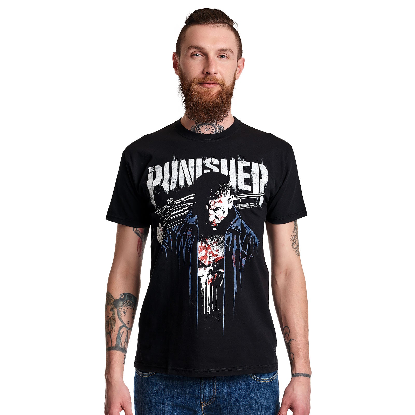 Image produit Punisher - T-Shirt noir Dressed in Blood