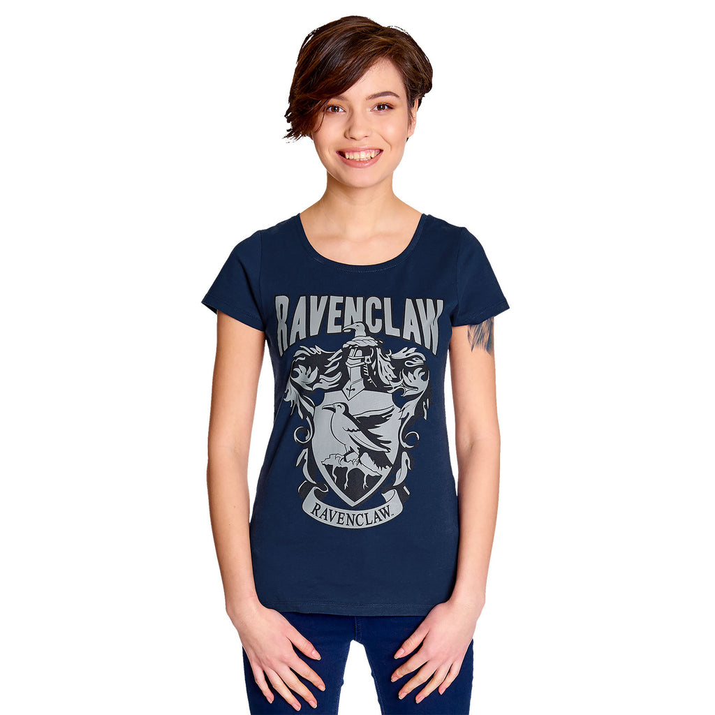 Immagine del prodotto Harry Potter - T-shirt da donna con stemma di Ravenclaw blu