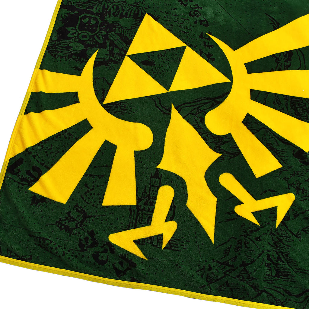 Produktbild Zelda - Hyrule Logo Flauschdecke