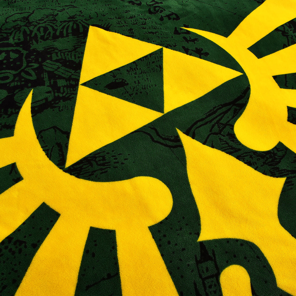 Produktbild Zelda - Hyrule Logo Flauschdecke
