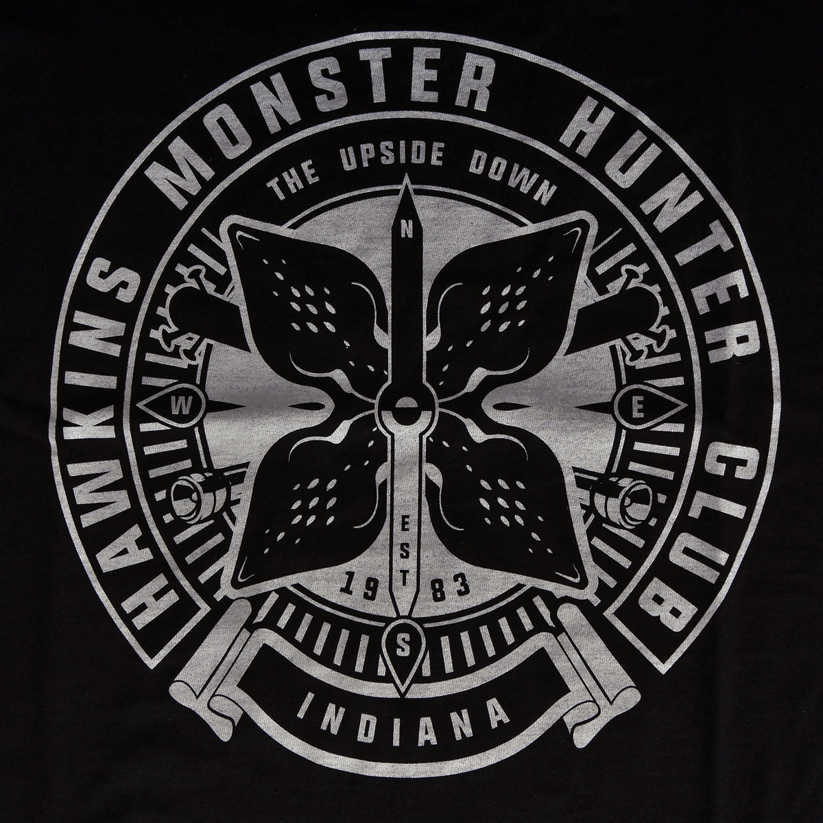 Image produit T-shirt du club de chasseurs de Hawkins pour les fans de Stranger Things