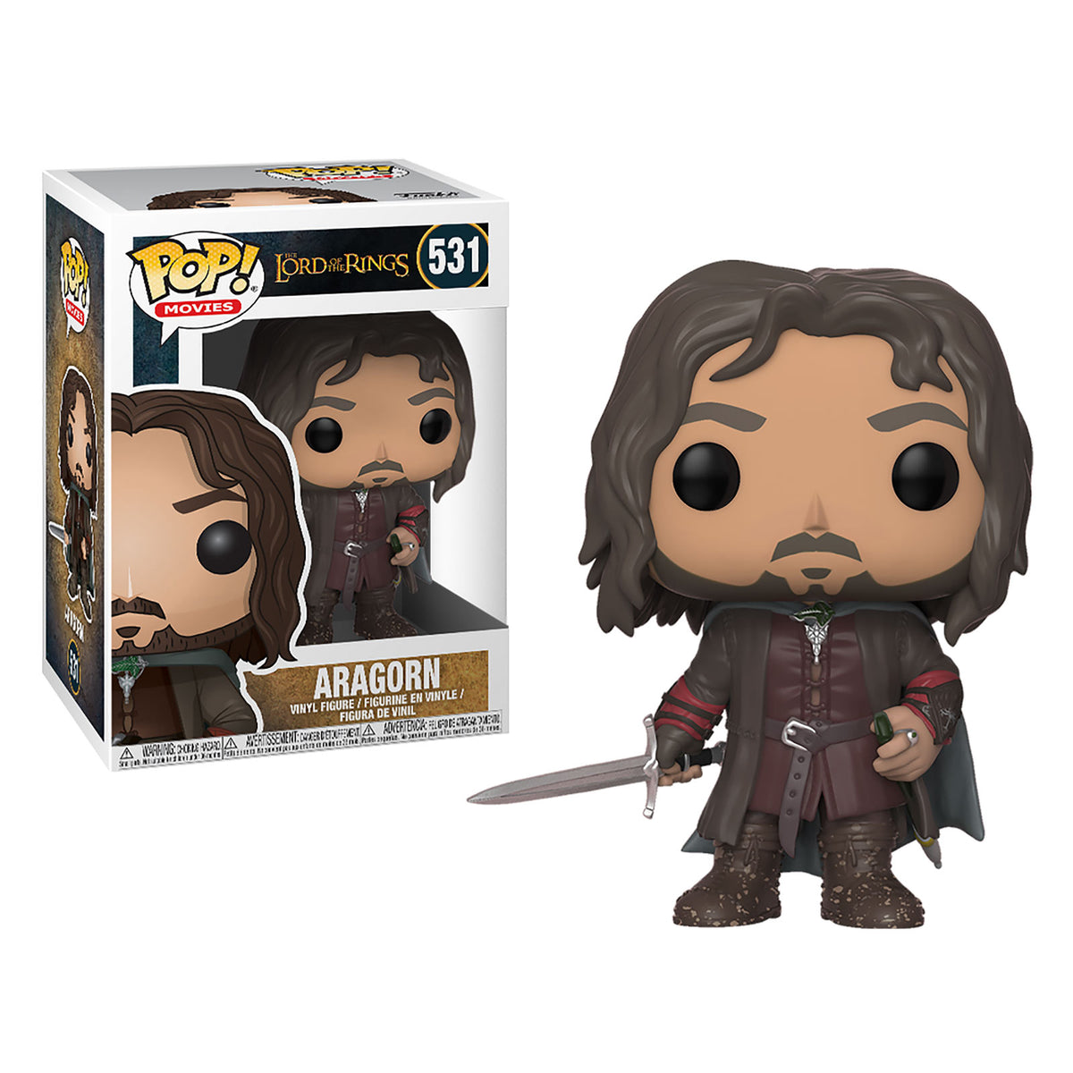 Produktbild Der Herr der Ringe - Aragorn Funko Pop Figur