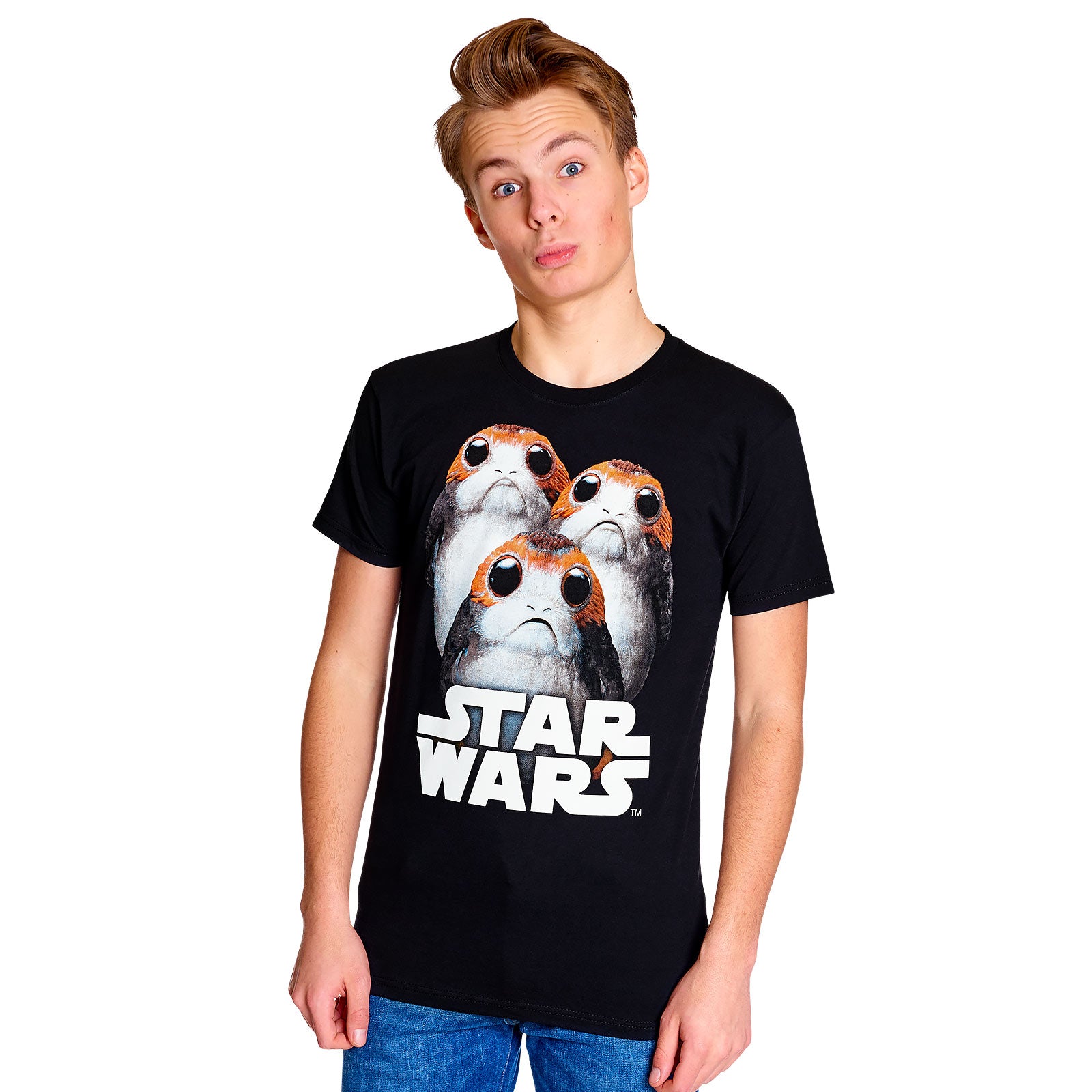 Immagine del prodotto Star Wars - Triple Porg T-shirt nera