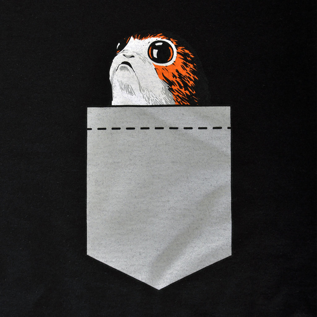 Immagine del prodotto Star Wars - T-shirt Porg da tasca nera