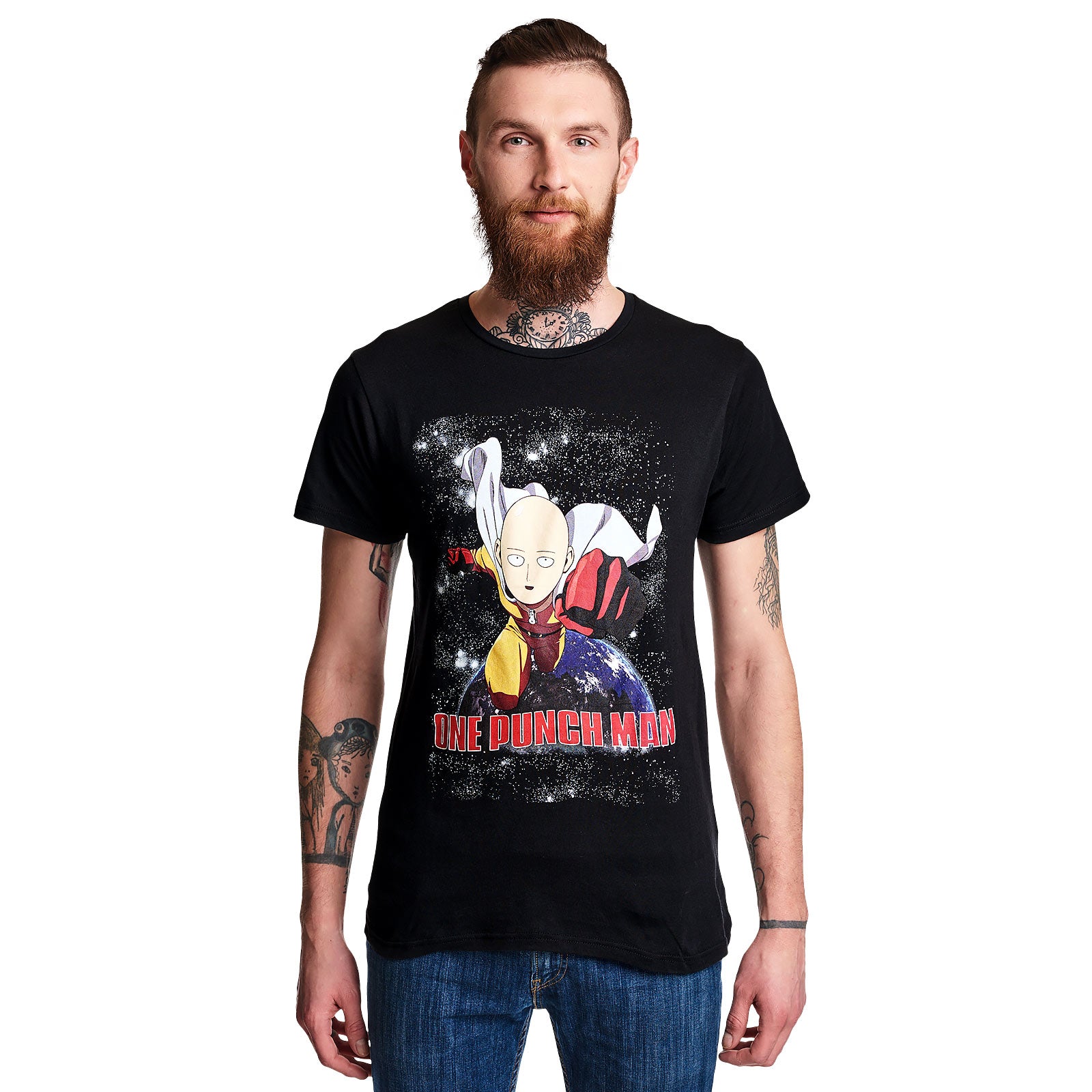 Image produit One Punch Man - T-Shirt de combat noir