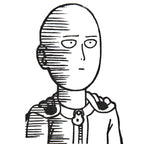Produktbild One Punch Man - Saitama Sketch T-Shirt weiß