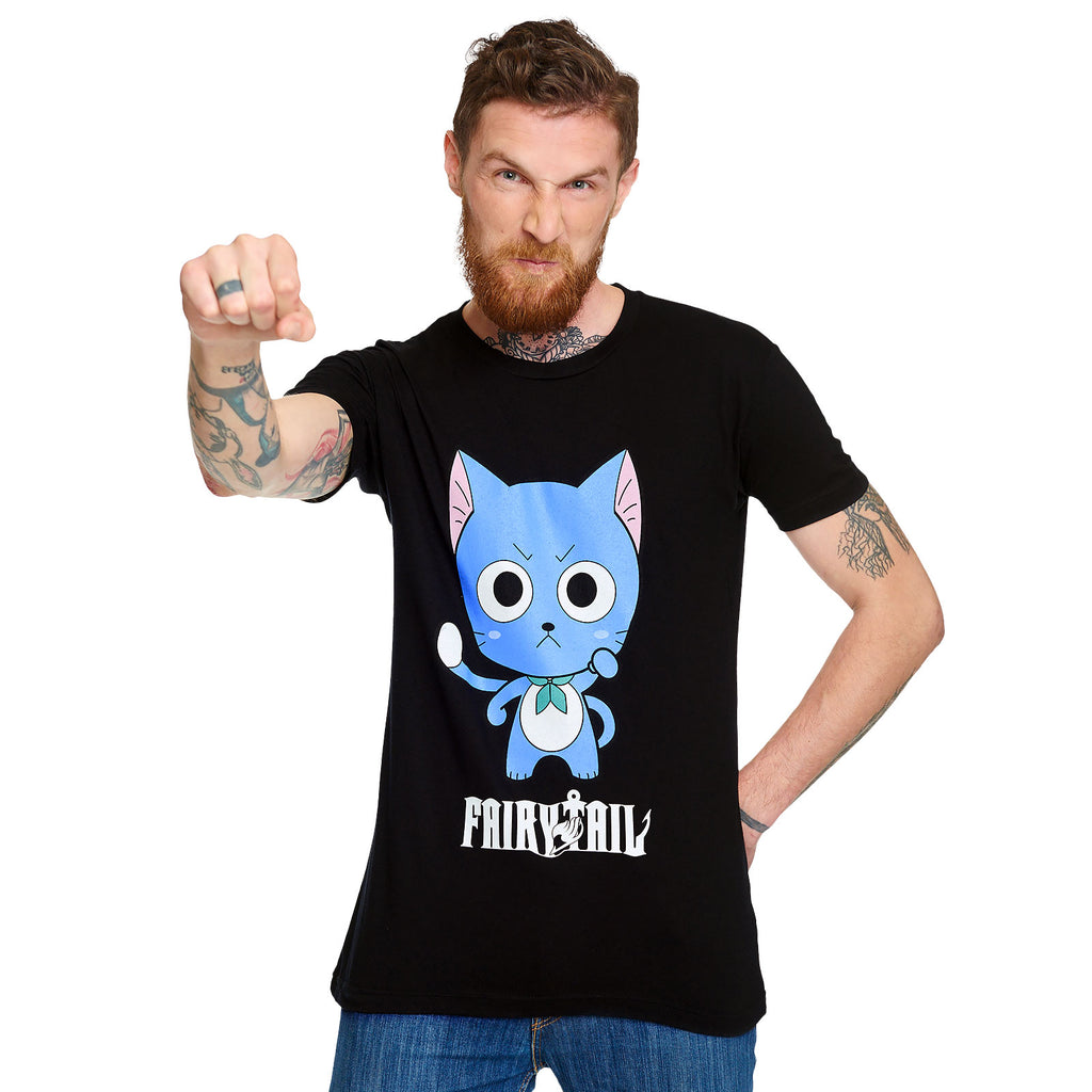 Image produit Fairy Tail - T-Shirt Happy noir