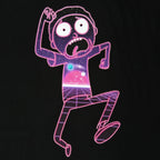 Image produit Rick et Morty - T-shirt Neon Morty phosphorescent noir