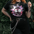 Immagine del prodotto Rick e Morty - Neon Rick Glow in the Dark T-Shirt nera