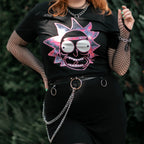 Immagine del prodotto Rick e Morty - Neon Rick Glow in the Dark T-Shirt nera