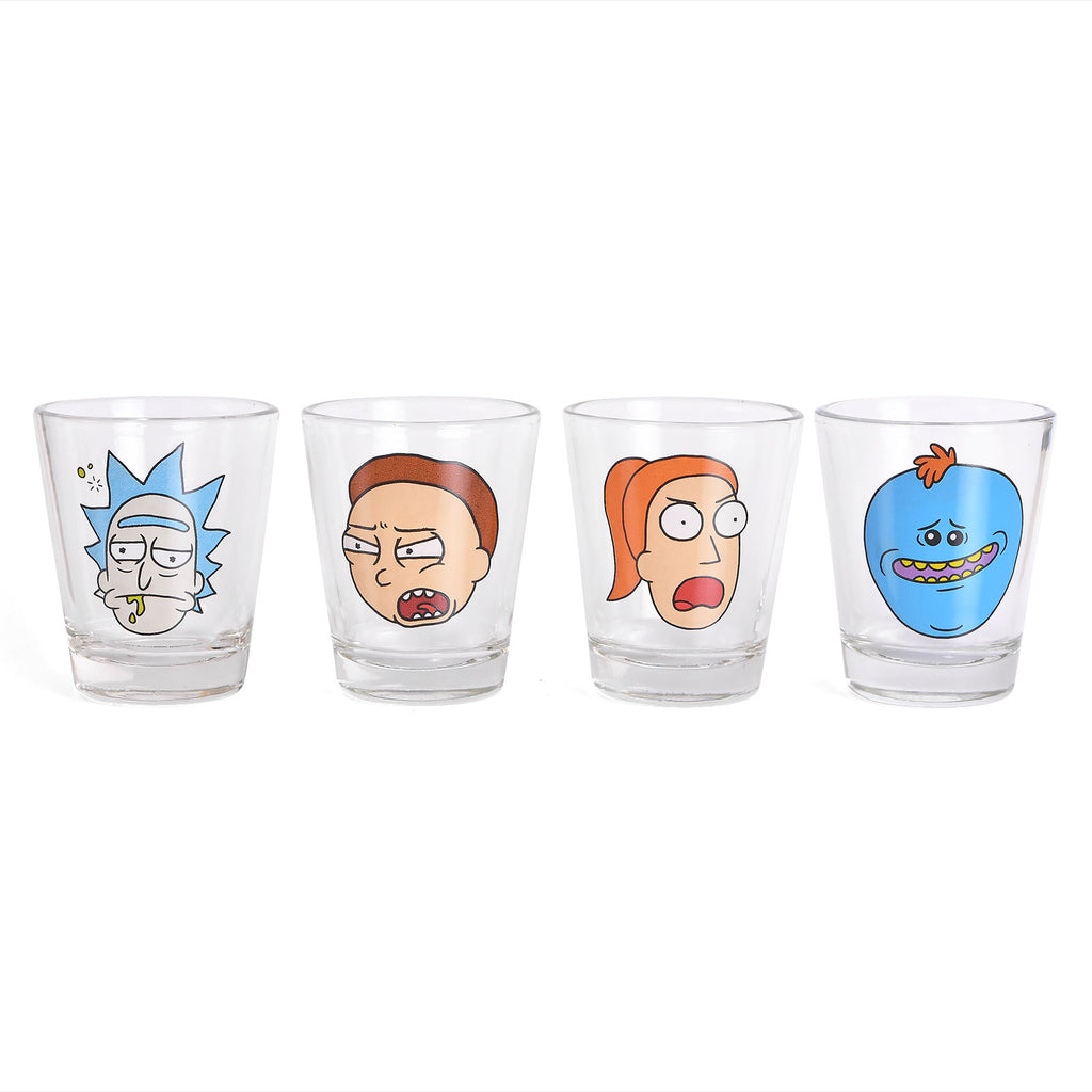 Produktbild Rick and Morty - Faces Shots Gläserset