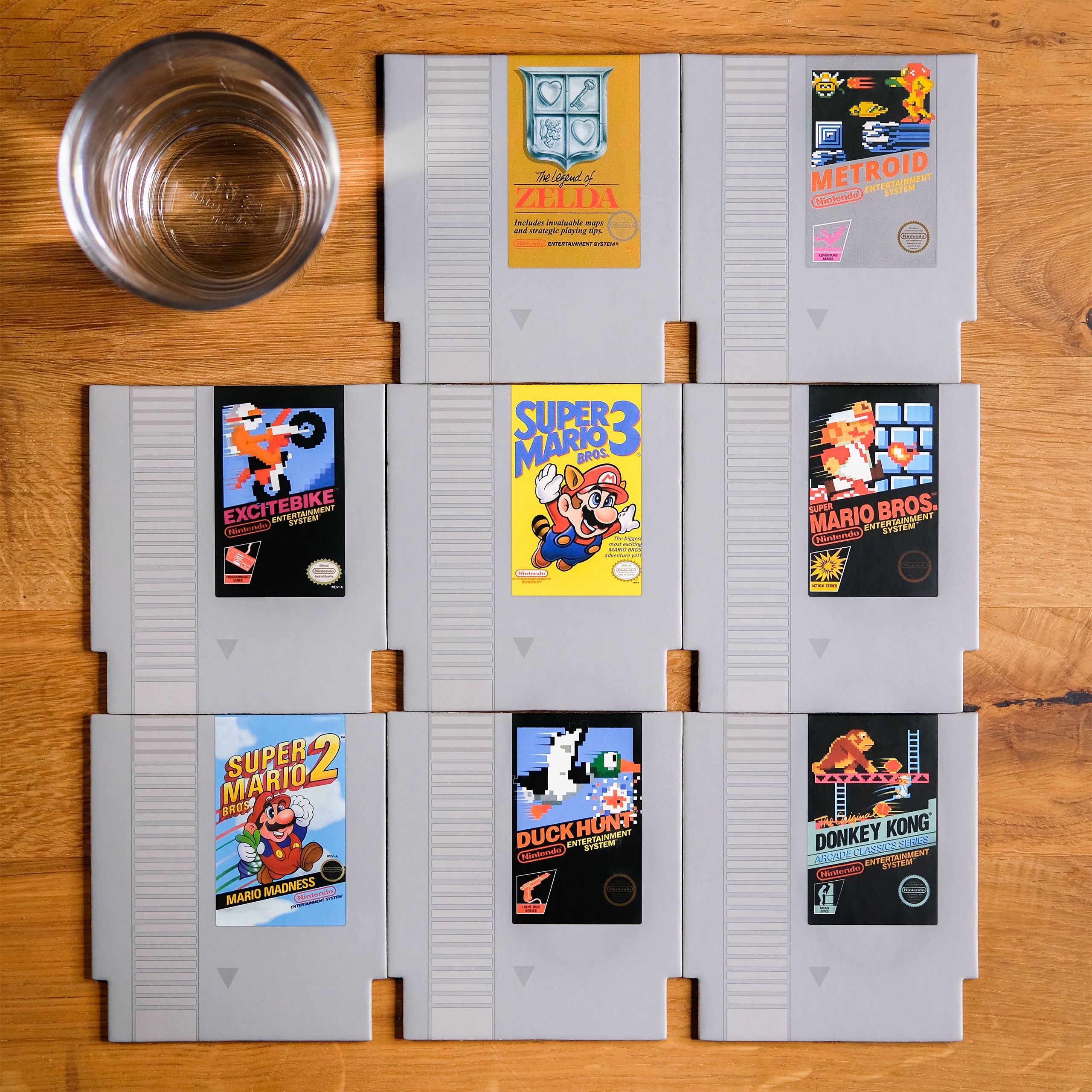 Produktbild Nintendo - NES Games Untersetzer 8er Set