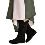 Image produit Bottes à lacets médiévales noires