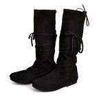 Image produit Bottes à lacets médiévales noires