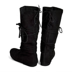 Image produit Bottes à lacets médiévales noires