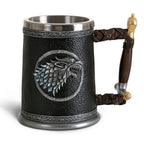Produktbild Game of Thrones - Schattenwolf Winter is Coming Krug deluxe
