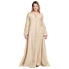 Produktbild Mittelalter Langarmkleid beige