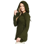 Image produit Blouse Médiévale Lea avec Capuche Verte