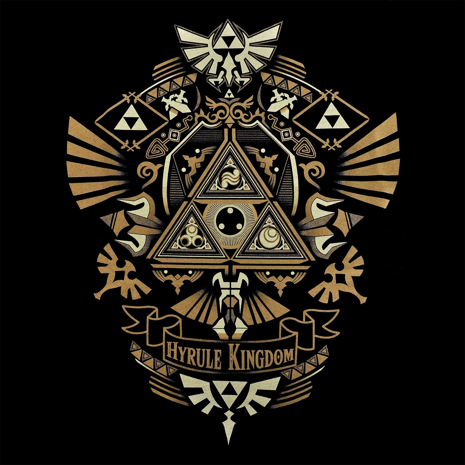 Produktbild Zelda - Hyrule Kingdom T-Shirt schwarz