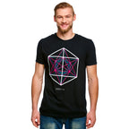 Produktbild Dungeons & Dragons - 2d10 + 4 Symbol T-Shirt schwarz