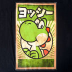 Produktbild Super Mario - Yoshi Propaganda Poster T-Shirt schwarz