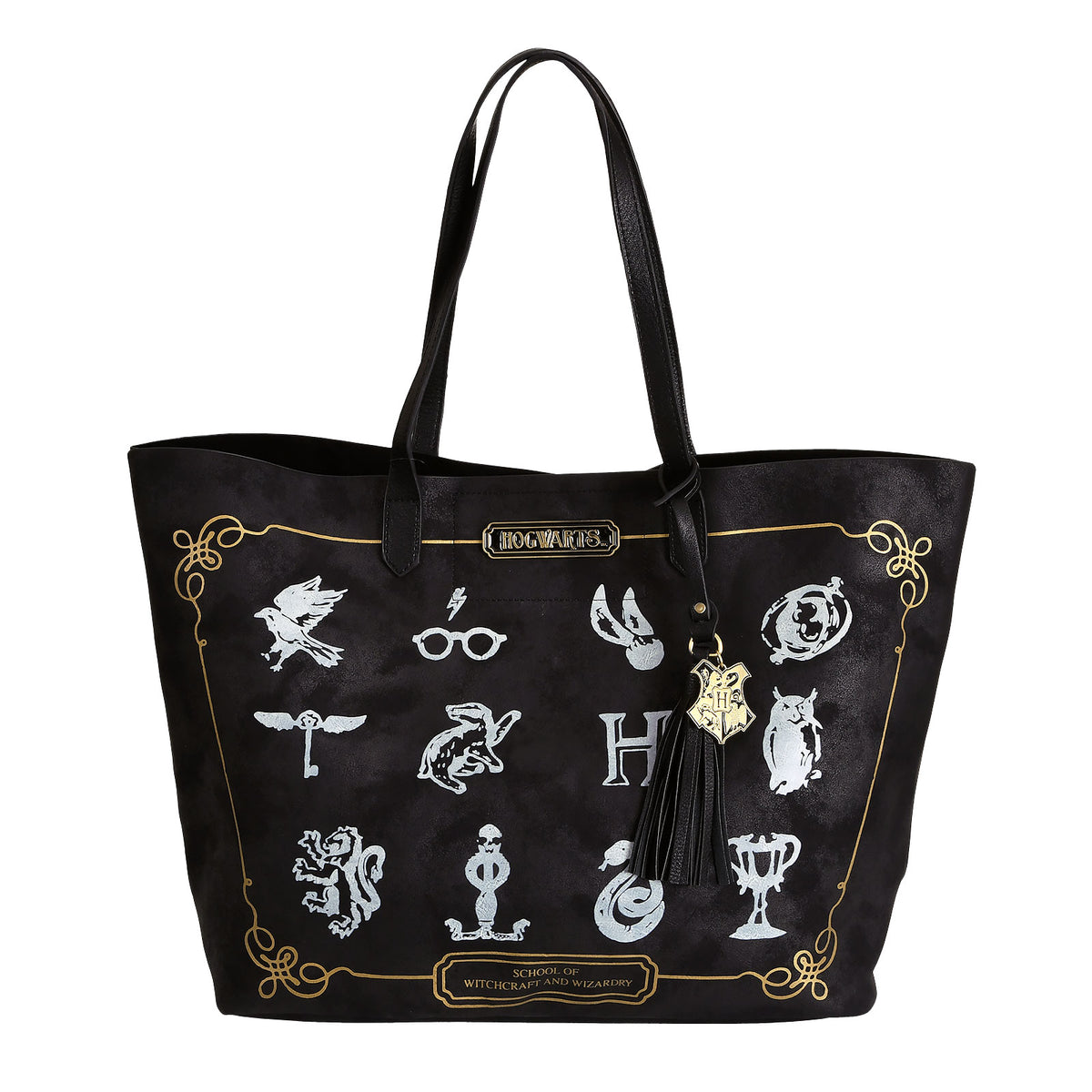 Immagine del prodotto Harry Potter - Borsa da shopping con simboli di Hogwarts