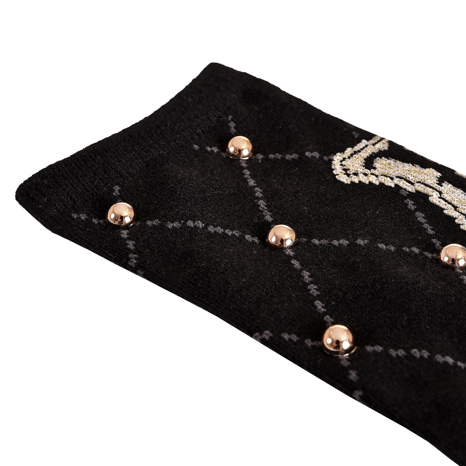 Produktbild Harry Potter - Hogwarts Logo Socken mit Nieten schwarz