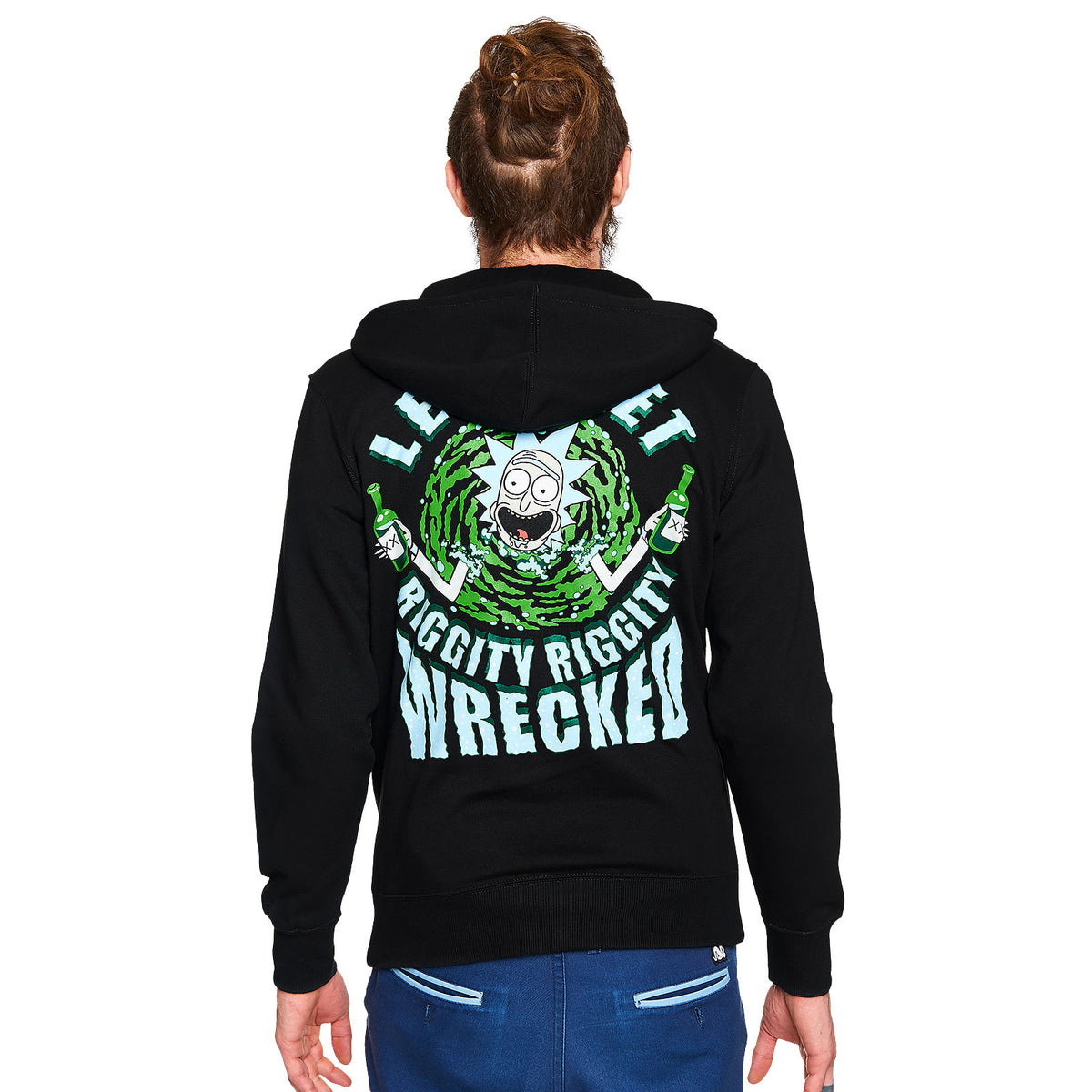 Image produit Rick and Morty - Riggity Wrecked Sweat à Capuche noir