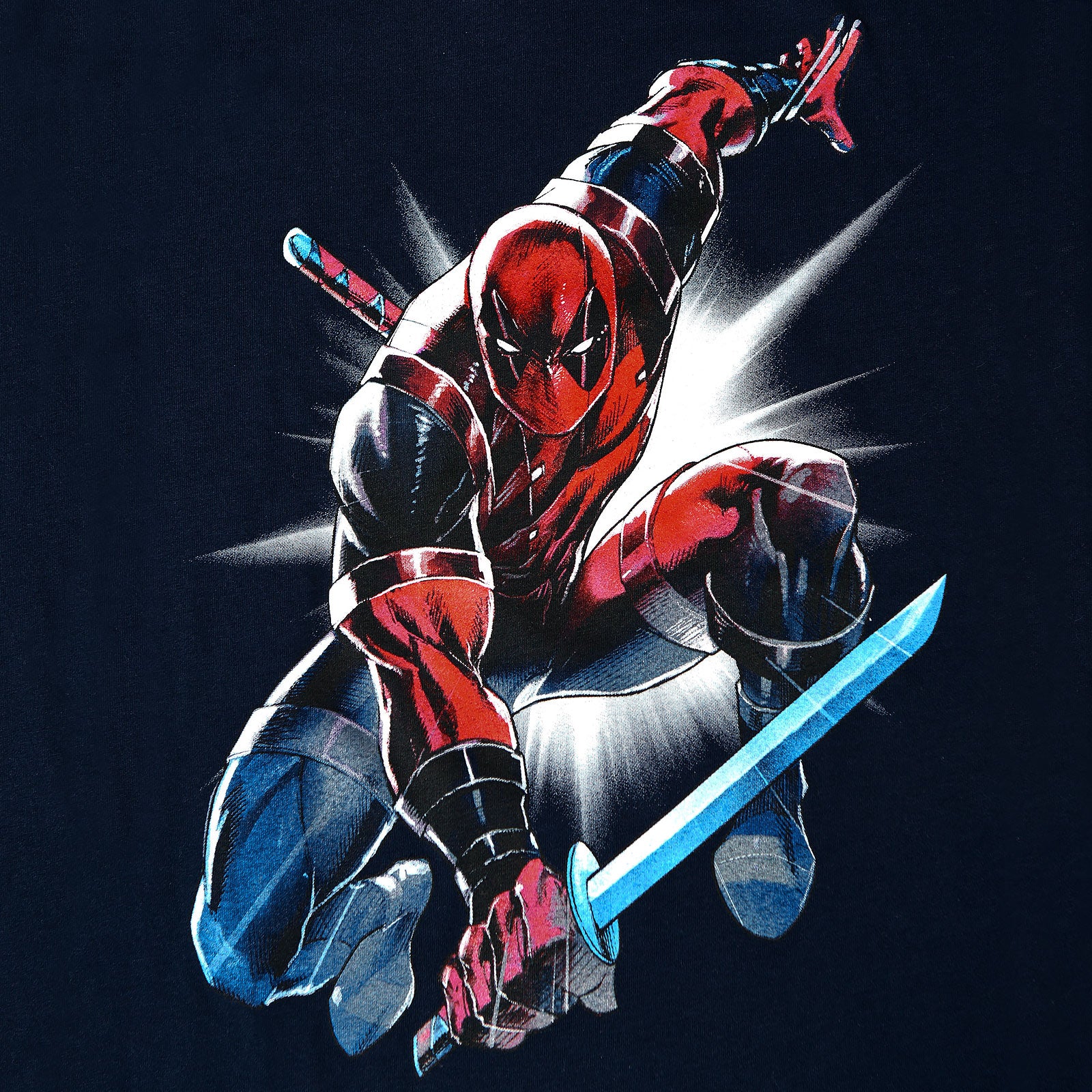 Produktbild Deadpool - Attack T-Shirt blau