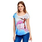 Image produit Deadpool - T-shirt femme à coupe ample Unicorn Ride