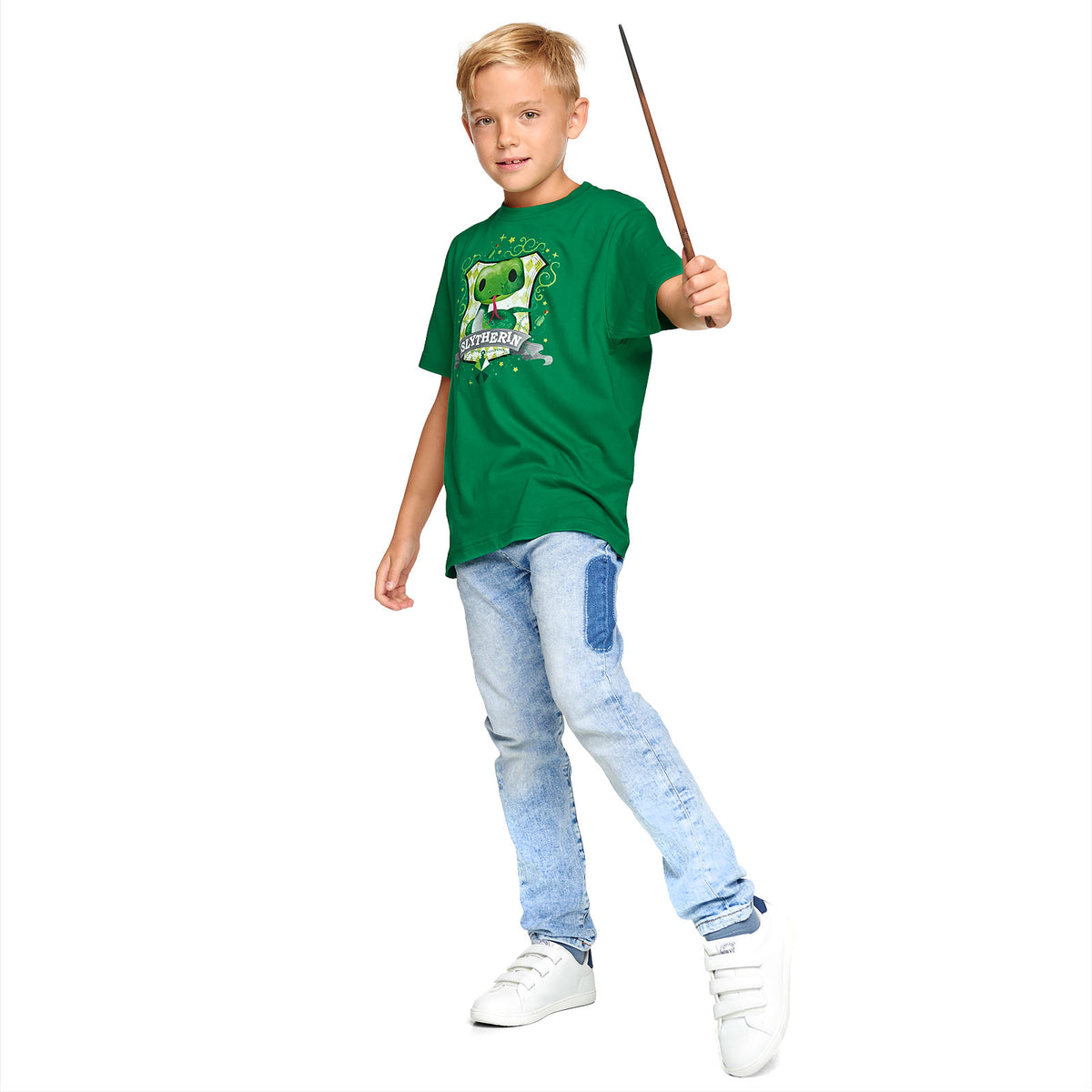 Image produit Harry Potter - T-shirt magique Serpentard enfants vert