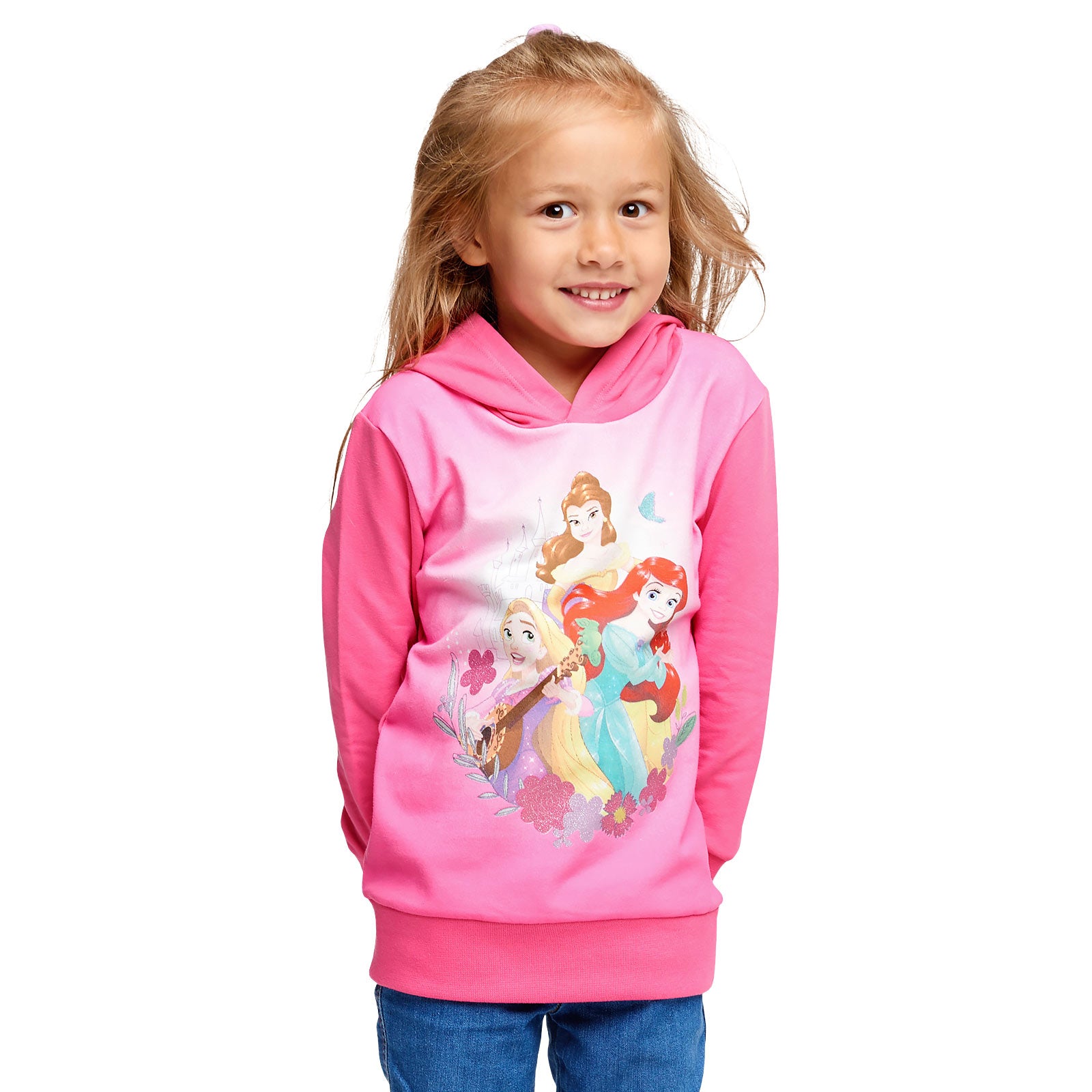 Immagine del prodotto Felpa con cappuccio Disney Princess per bambini rosa