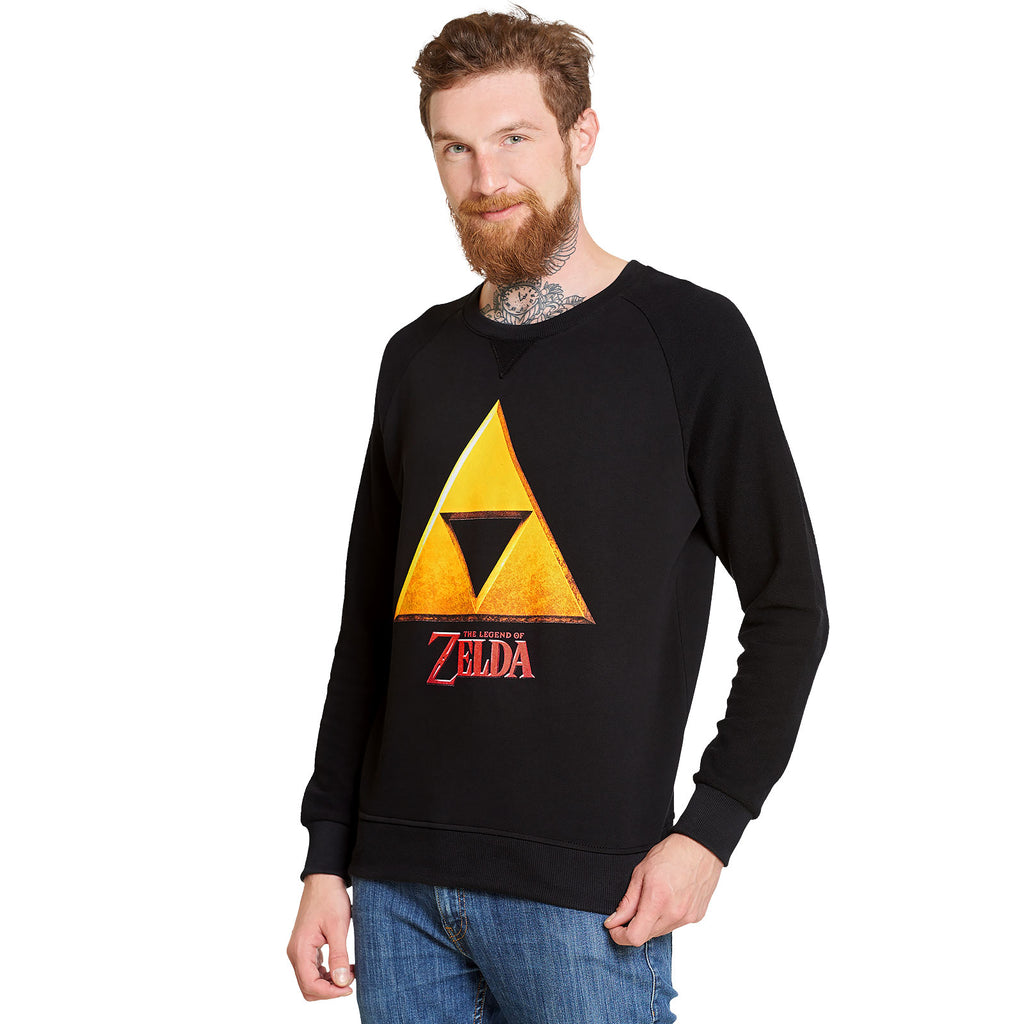 Image produit Zelda - Sweat Hyrule Logo Triforce noir