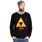 Image produit Zelda - Sweat Hyrule Logo Triforce noir